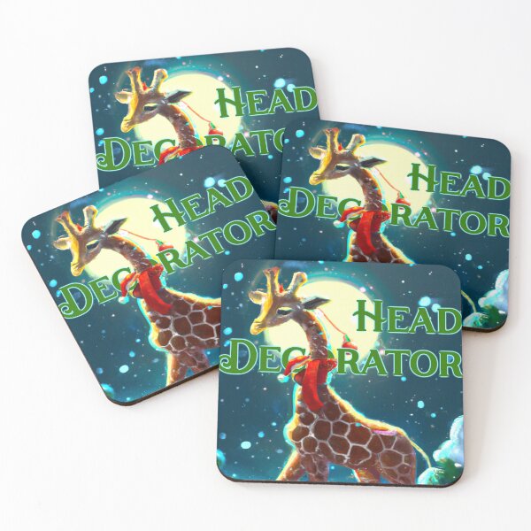 Item preview, Head Decorator Christmas Giraffe designed and sold by jamie Omahen.