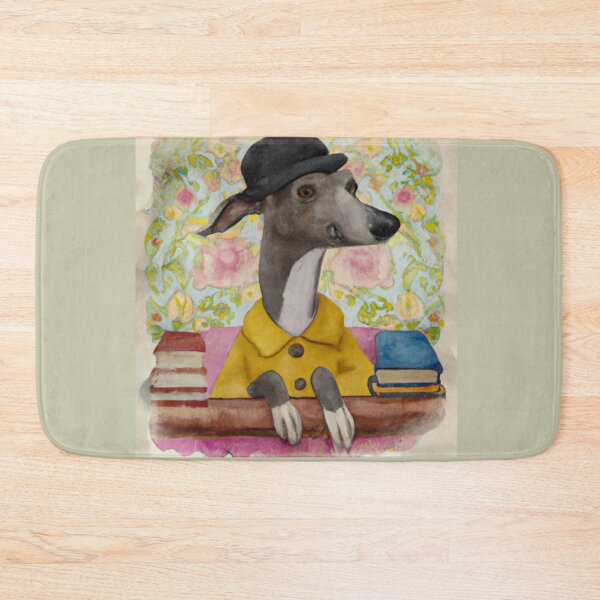 Item preview, Watercolor Greyhound, Italian greyhound, Sighthound, Whippet,Lurcher, Greyhound Christmas, Hounds, Iggy,  designed and sold by Artsareus.