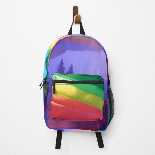 Item preview, Abstraction Colorful Rainbow landscape view designed and sold by ValleyDream.