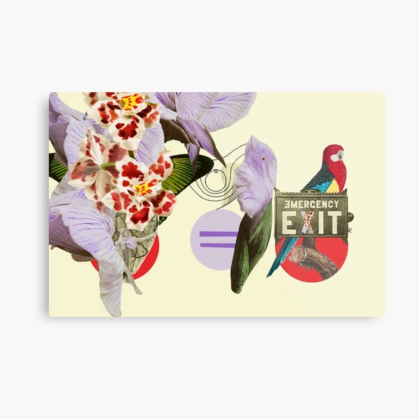 The Flowering Heart is Our Emergency Exit? Metal Print