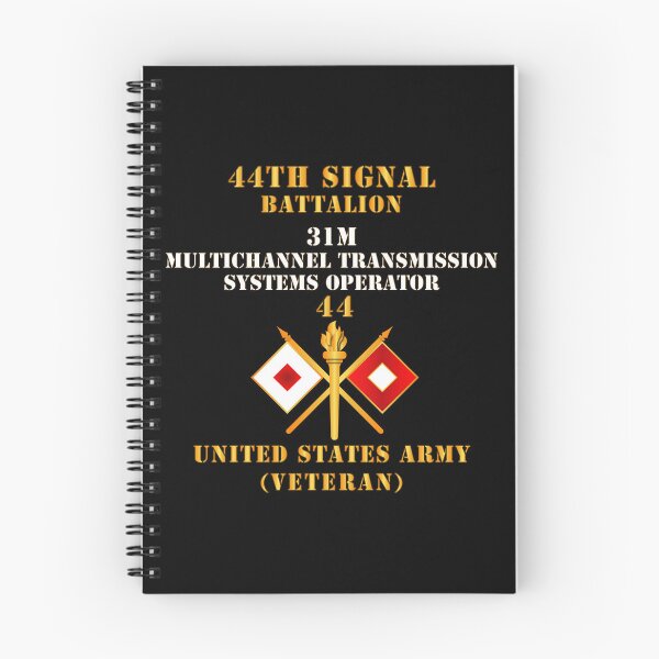 Item preview, Army - 44th Signal Bn  - 31M  - Signal Branch - US Army - Veteran X 300DPI designed and sold by Military Insignia Products.