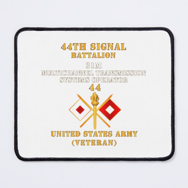 Item preview, Army - 44th Signal Bn  - 31M  - Signal Branch - US Army - Veteran X 300DPI designed and sold by Military Insignia Products.