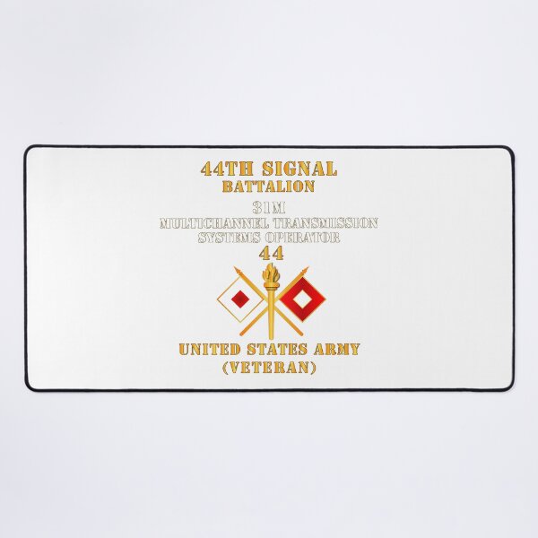 Item preview, Army - 44th Signal Bn  - 31M  - Signal Branch - US Army - Veteran X 300DPI designed and sold by Military Insignia Products.