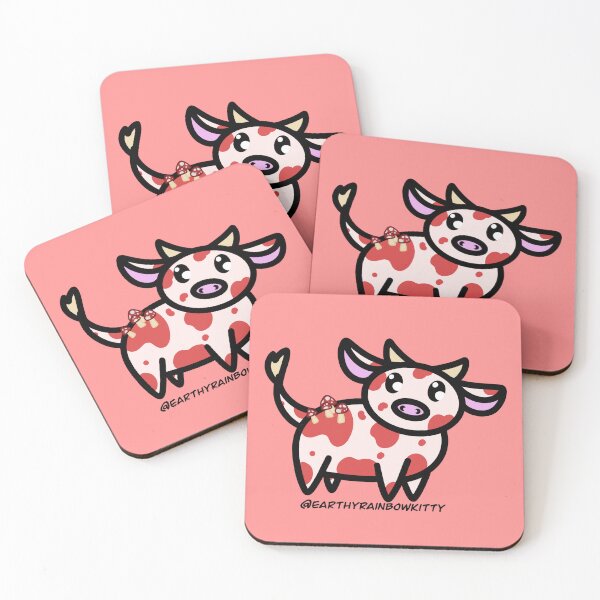 Item preview, MooShroom the Mushroom Cow designed and sold by Cosmic Kitty Colors.