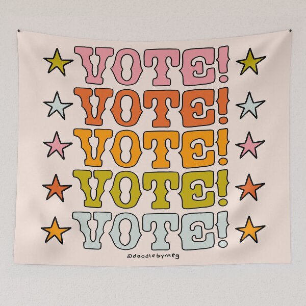 Item preview, Vote Vote Vote designed and sold by doodlebymeg.