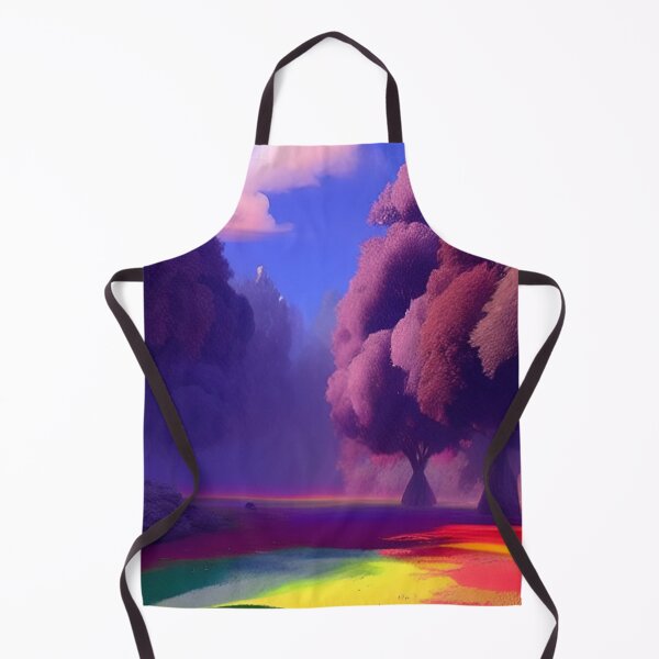 Item preview, Abstraction Rainbow Flow landscape view designed and sold by ValleyDream.