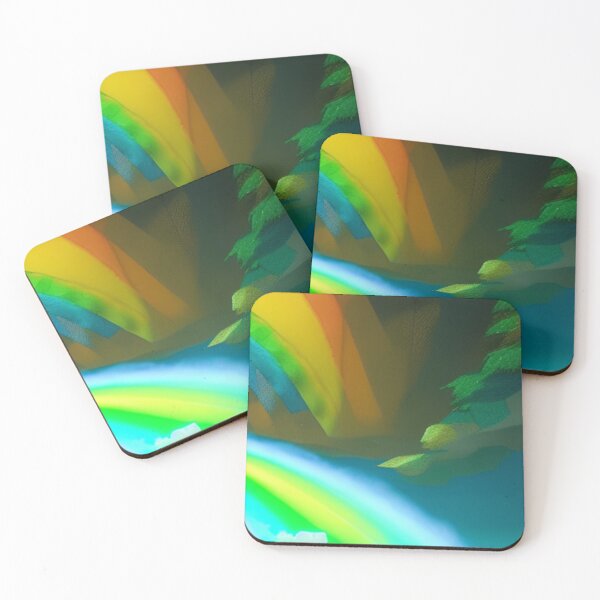 Item preview, Abstraction Rainbow Watercolor view imagination dream designed and sold by ValleyDream.