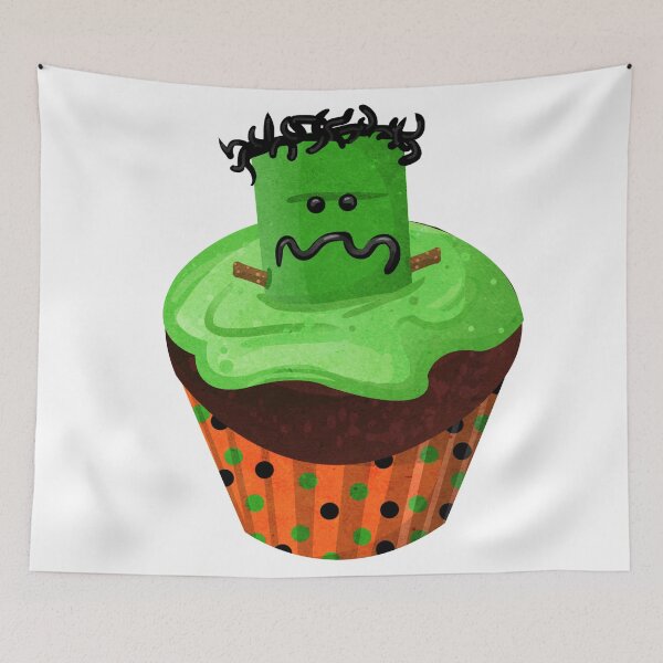 Item preview, Halloween Frankenstein Cupcake designed and sold by Lopsant.