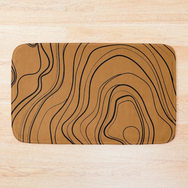 Item preview,  Brown  Abstract Topography  Aesthetic  Pattern designed and sold by zedonee.
