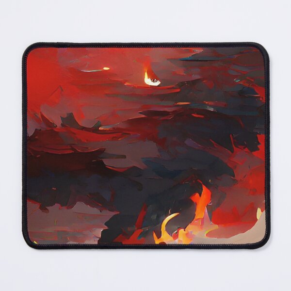 Item preview, Abstraction The Elements Fire and Water Hell imagination designed and sold by ValleyDream.