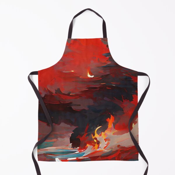 Item preview, Abstraction The Elements Fire and Water Hell imagination designed and sold by ValleyDream.