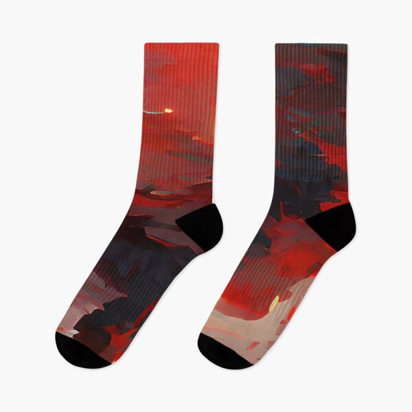 Item preview, Abstraction The Elements Fire and Water Hell imagination designed and sold by ValleyDream.