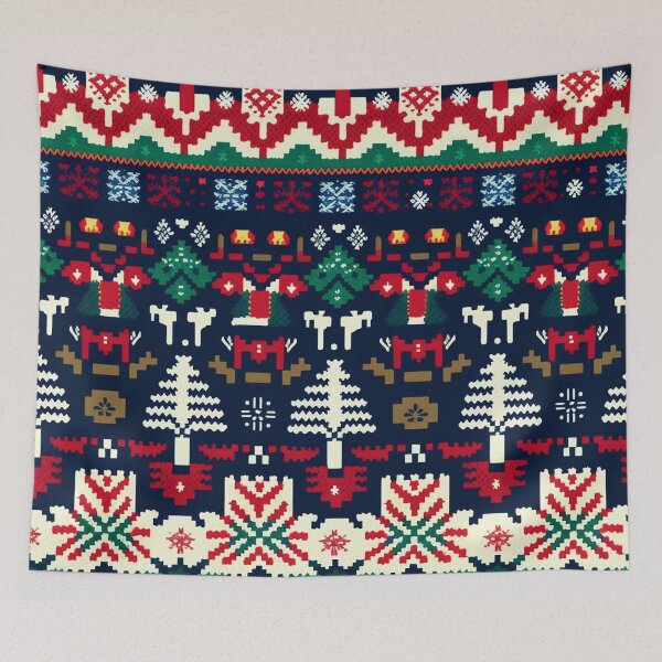 Item preview, UGLY CHRISTMAS PATTERN Midjourney AI Artwork designed and sold by davidjulie.