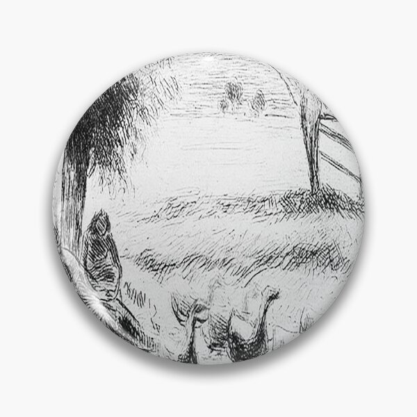 Item preview, Camille Pissarro The Geese designed and sold by MARWA-STORE.