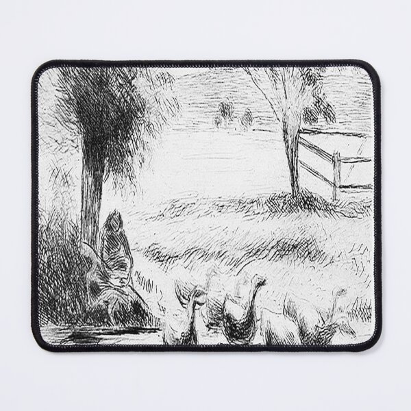 Item preview, Camille Pissarro The Geese designed and sold by MARWA-STORE.