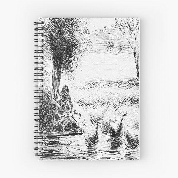 Item preview, Camille Pissarro The Geese designed and sold by MARWA-STORE.
