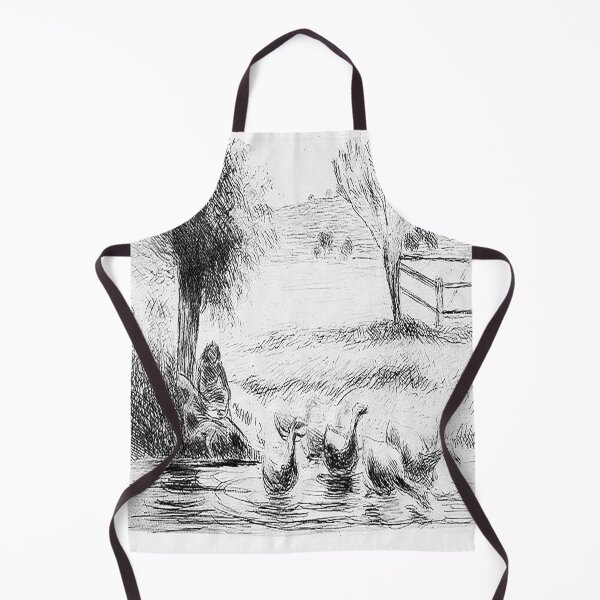 Item preview, Camille Pissarro The Geese designed and sold by MARWA-STORE.