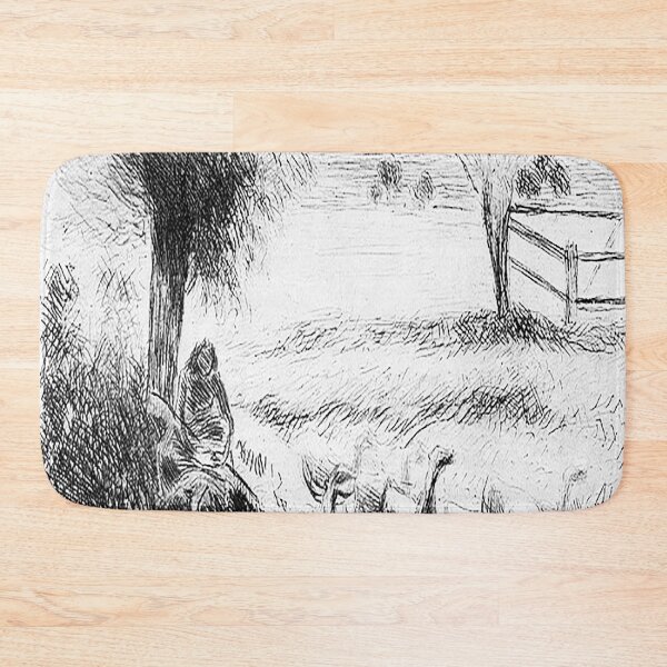 Item preview, Camille Pissarro The Geese designed and sold by MARWA-STORE.