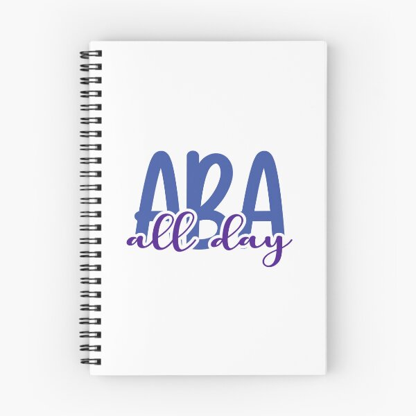Aperçu de l'œuvre ABA All Day en bleu et violet créée et vendue par Kairilara.