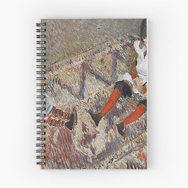 Item preview, Camille Pissarro Jeanne called Cocotte and Ludovic Rodolphe Pissarro on a carpet designed and sold by MARWA-STORE.
