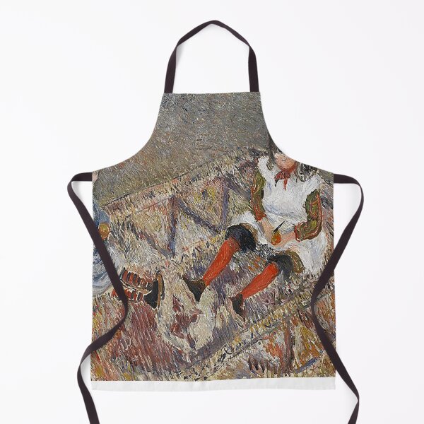 Item preview, Camille Pissarro Jeanne called Cocotte and Ludovic Rodolphe Pissarro on a carpet designed and sold by MARWA-STORE.