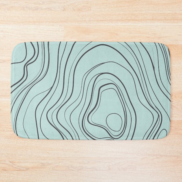 Item preview, Blue Abstract Topography  Aesthetic  Pattern designed and sold by zedonee.