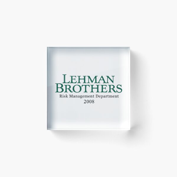 Item preview, Lehman Brothers Risk Management 2008 Financial Crisis Intern designed and sold by dopeshed.