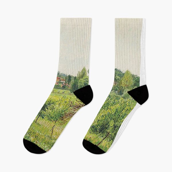 Item preview, Camille Pissarro June rainy weather Éragny designed and sold by MARWA-STORE.