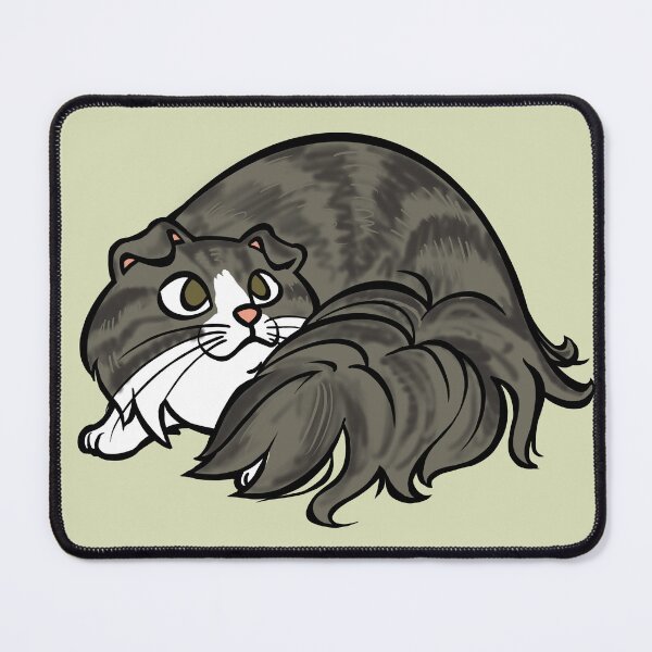 Item preview, All Curled Up--Longhaired Scottish Fold Tabby Style designed and sold by RJKpoyp.