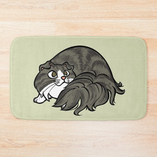 Item preview, All Curled Up--Longhaired Scottish Fold Tabby Style designed and sold by RJKpoyp.