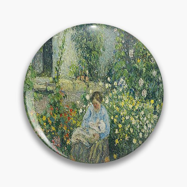 Item preview, Camille Pissarro Julie and Ludovic Rodolphe Pissarro in the flowers designed and sold by MARWA-STORE.