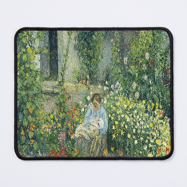 Item preview, Camille Pissarro Julie and Ludovic Rodolphe Pissarro in the flowers designed and sold by MARWA-STORE.