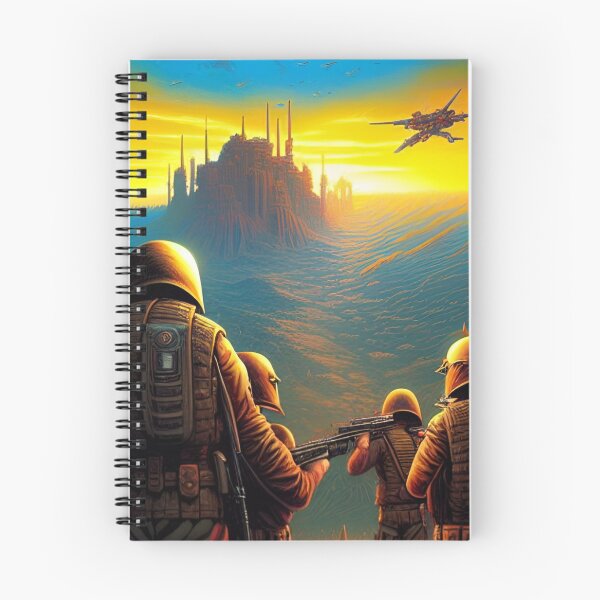 Item preview, Abstraction Soldier of the future dune imagination art designed and sold by ValleyDream.