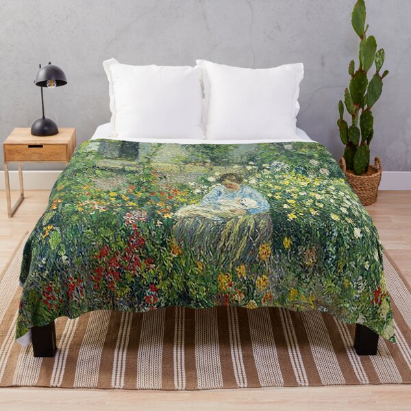 Item preview, Camille Pissarro Julie and Ludovic Rodolphe Pissarro in the flowers designed and sold by MARWA-STORE.