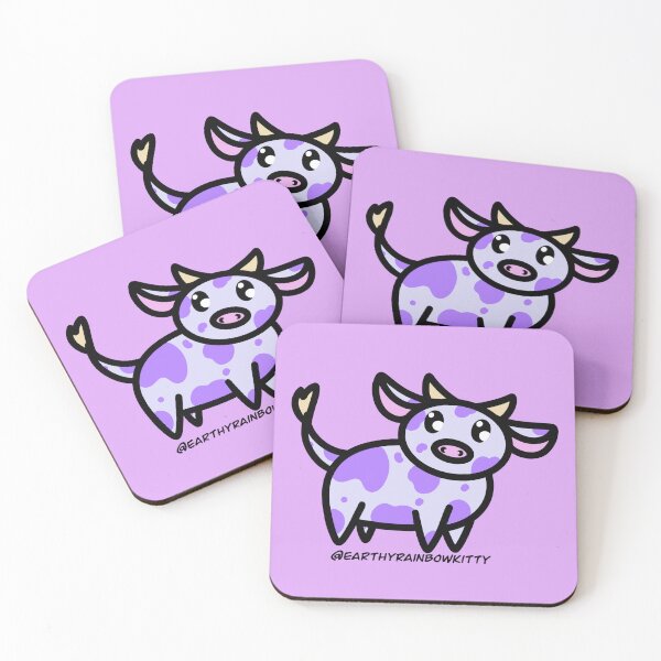 Item preview, Juice the Grape Cow designed and sold by Cosmic Kitty Colors.