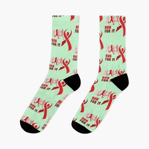 Item preview, Red ribbon Marathon World Aids Day  designed and sold by catchyology.