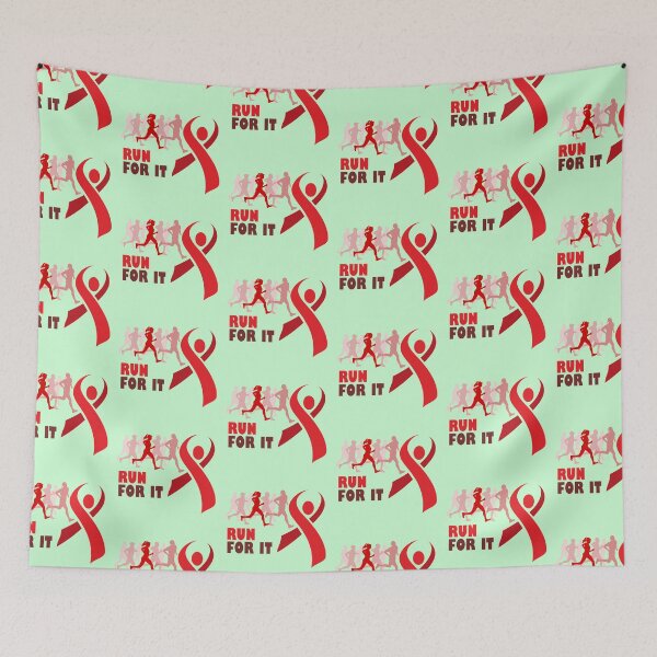 Item preview, Red ribbon Marathon World Aids Day  designed and sold by catchyology.