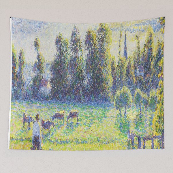 Item preview, Camille pissarro pastbishche zakat erani kartina peizazh korov designed and sold by MARWA-STORE.