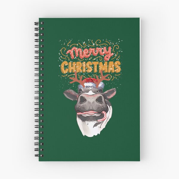 Item preview, Merry Christmas! Cow reindeer horns and nose, Christmas sweater designed and sold by Collagedream.