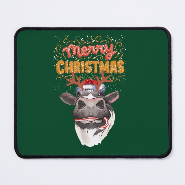 Item preview, Merry Christmas! Cow reindeer horns and nose, Christmas sweater designed and sold by Collagedream.