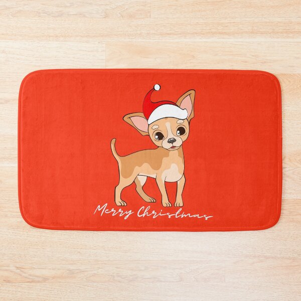 Item preview, Cute Chihuahua with Santa Claus' hat 3 - christmas dog collection designed and sold by Olivvier.