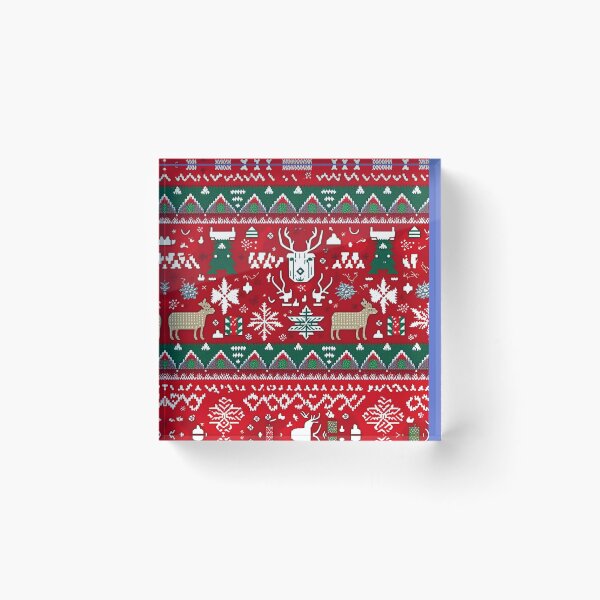 Item preview, UGLY CHRISTMAS PATTERN Midjourney AI Artwork designed and sold by davidjulie.