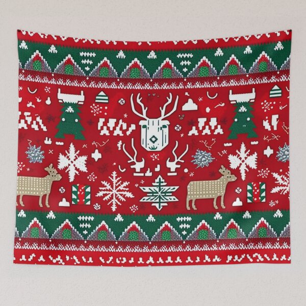 Item preview, UGLY CHRISTMAS PATTERN Midjourney AI Artwork designed and sold by davidjulie.