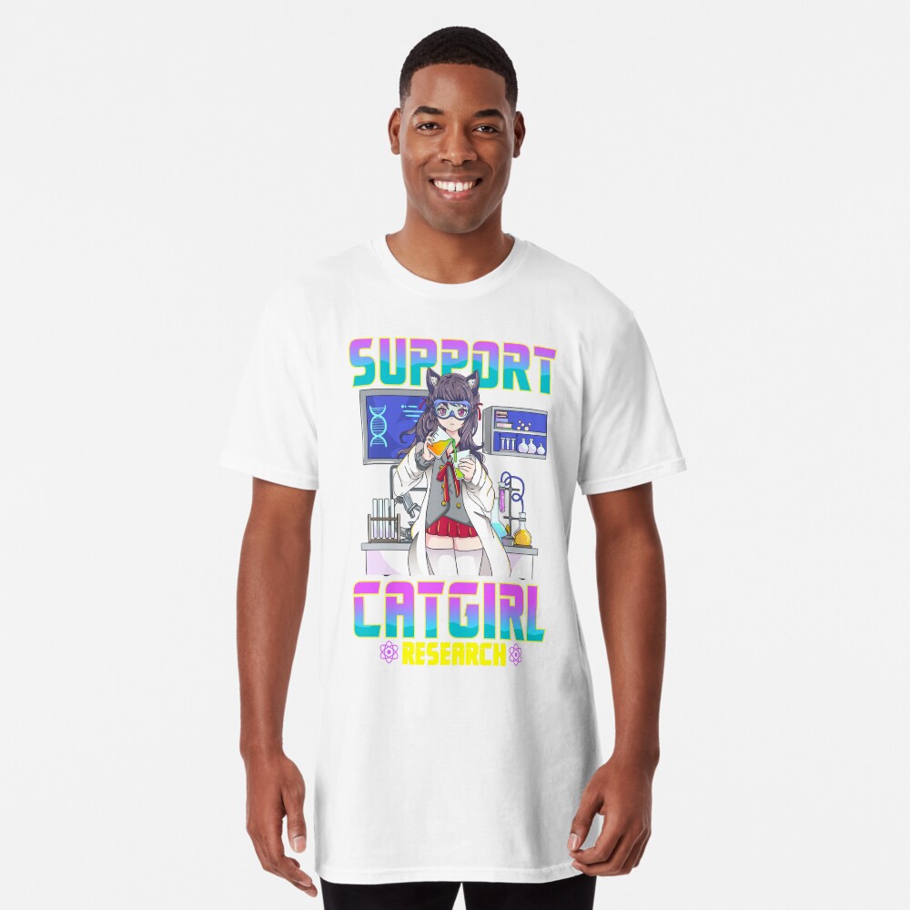 Support Catgirl Research Anime Japan T-Shirt