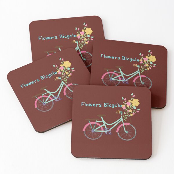 Item preview, flowers bicycle sticker and t-shirt designed and sold by lattakiafashion.