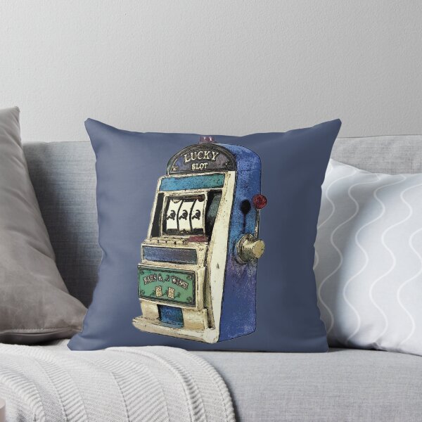 Artikelvorschau, Blaue Vintage Glücksspielautomat entworfen und verkauft von Angeleghties.