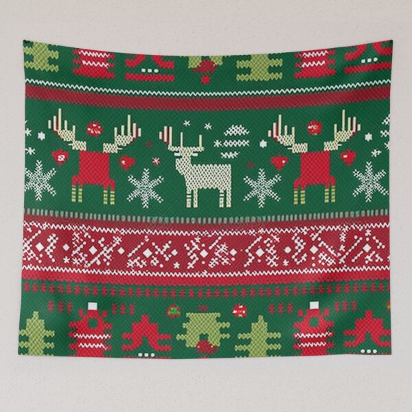 Item preview, UGLY CHRISTMAS PATTERN Midjourney AI Artwork designed and sold by davidjulie.