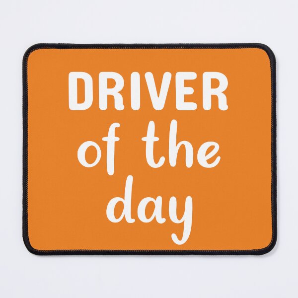 Item preview, Driver of the day - V2 (White - Orange BG) designed and sold by FilipeFerreira.