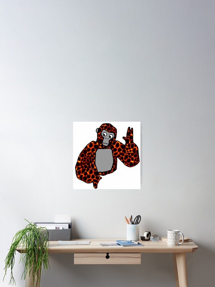 Quest 2 Decal Gorilla Tag Lava Monkey 