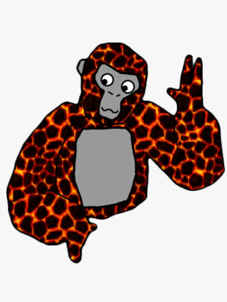 Quest 2 Decal Gorilla Tag Lava Monkey 